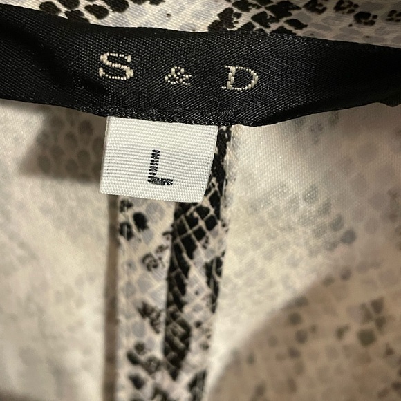 BRAND NEW!!! S&D French Fabric Snake Print Jacket - Picture 4 of 6